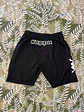Short Deportivo Kappa M Negro Logo Bandas Jogger Retro Sport - Miniatura 1