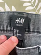 Short Vaquero H&M M Talla 31 Gris Oscuro Slim Fit Denim Retro - Miniatura 6