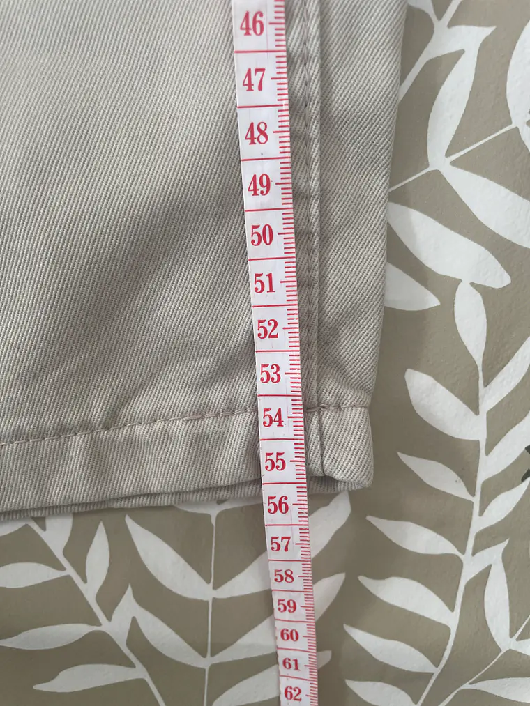 Short Wrangler M/L Talla 32 Beige Off-White Denim Retro Heritage 8