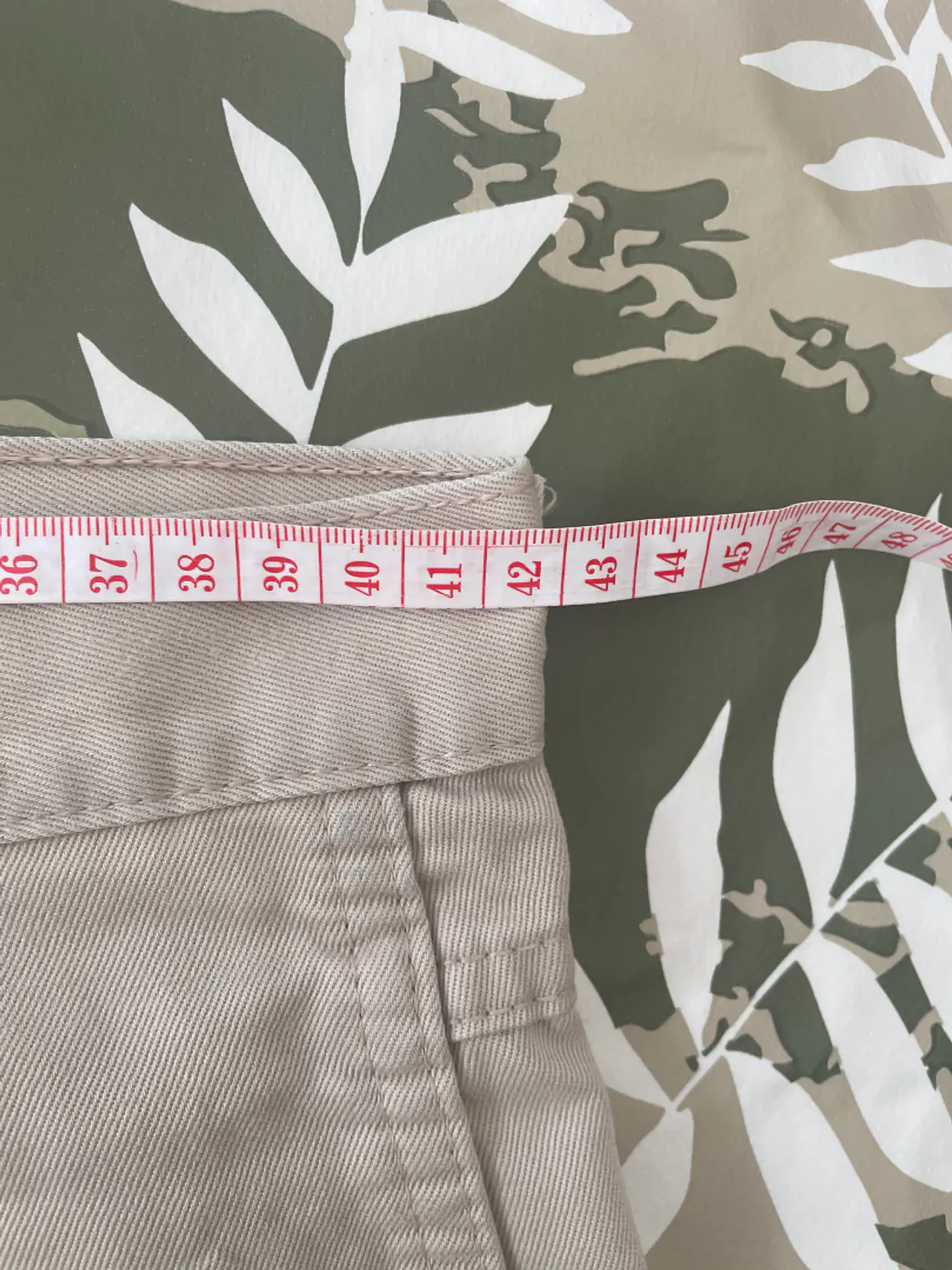 Short Wrangler M/L Talla 32 Beige Off-White Denim Retro Heritage 7