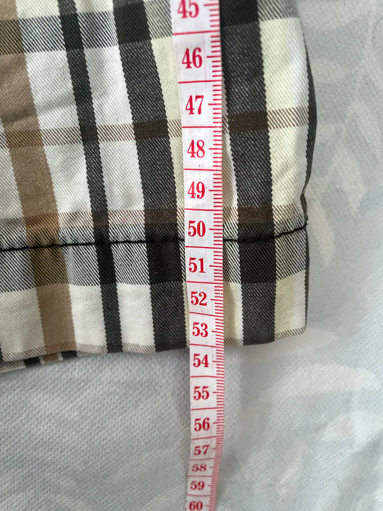 Short L.O.G.G. M Talla 32 Cuadros Verde Marrón Retro Casual 4