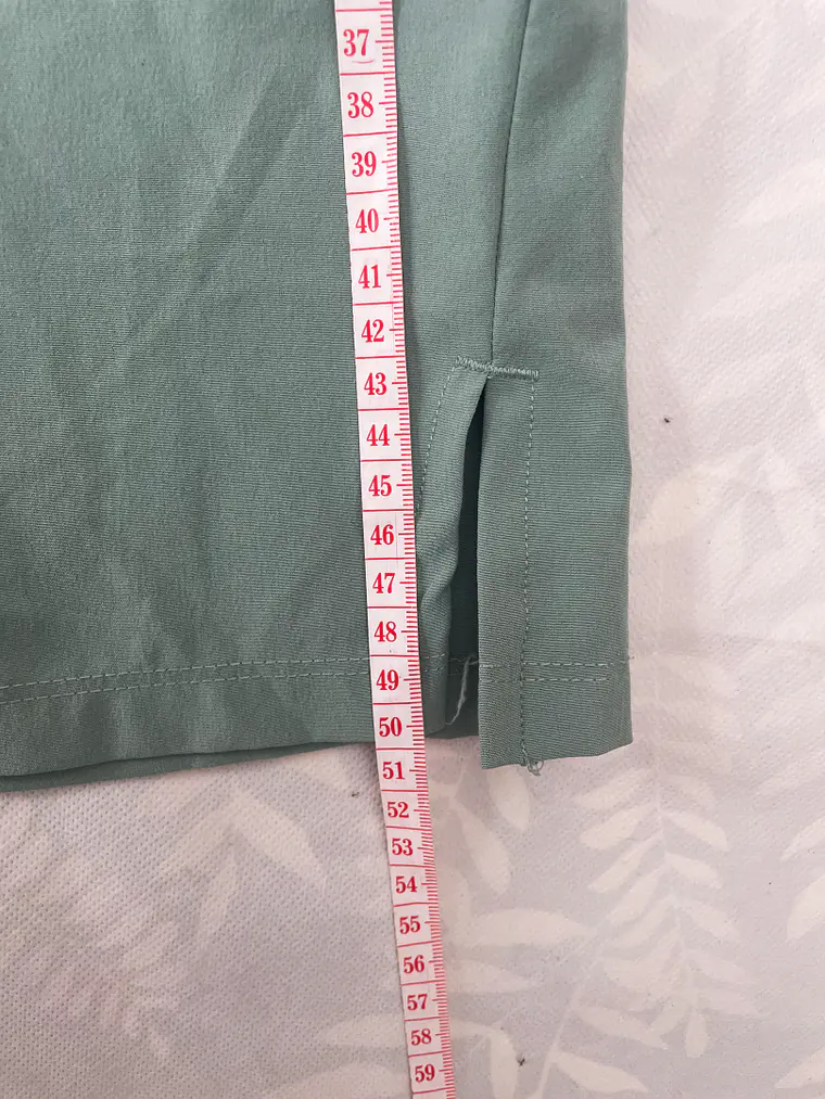 Short Decathlon S/M Turquesa Running Deporte Bolsillos Cierre 7