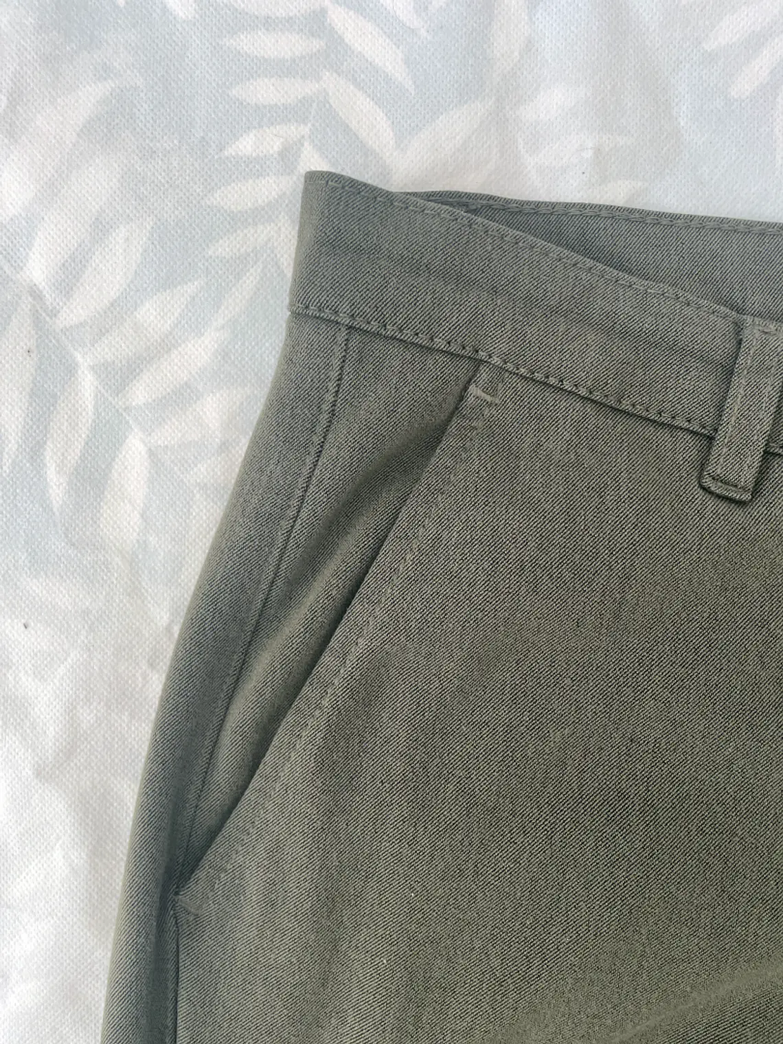 Pantalón Chino !SOLID XL Verde Marronado 34/32 Sastrería Casual 3