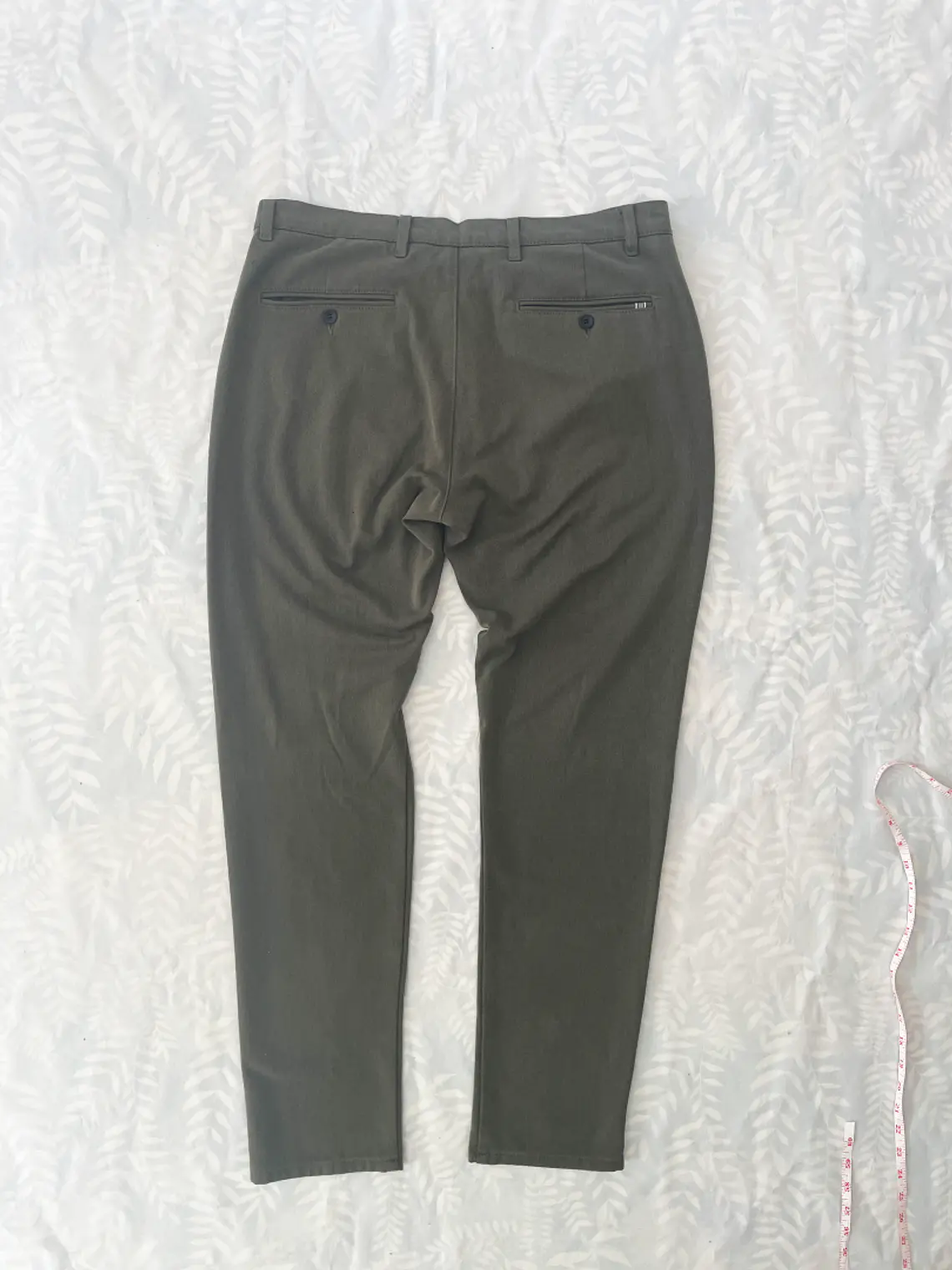 Pantalón Chino !SOLID XL Verde Marronado 34/32 Sastrería Casual 4