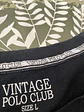 Camiseta Negra L Vintage Polo Club Detalle Cuello Minimalist - Miniatura 2