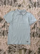 Polo Pull & Bear M Celeste Claro Turquesa Casual Summer - Miniatura 1