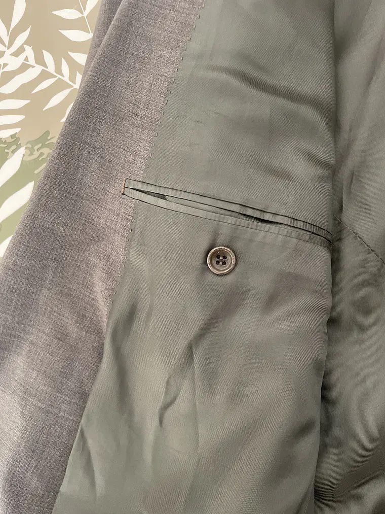 Americana Gris Oscuro Falbe 2XL Talla 56 Blazer Formal Business 4