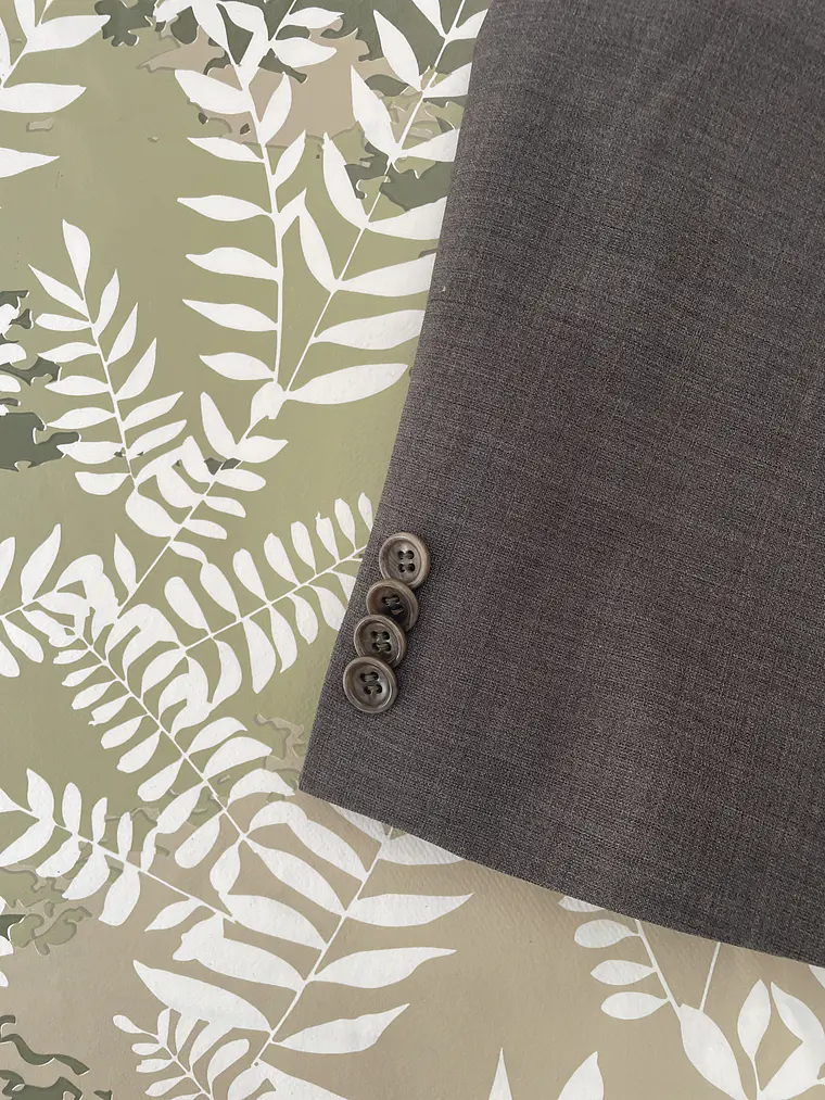 Americana Gris Oscuro Falbe 2XL Talla 56 Blazer Formal Business 2