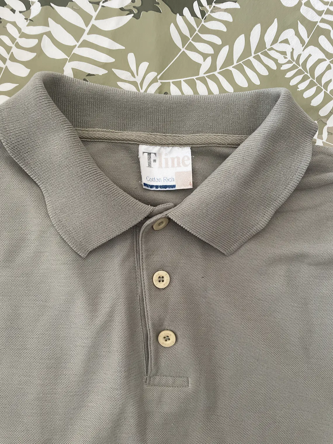 Polo Gris T-Line XL Minimalist Casual Basic Grey Polo 2