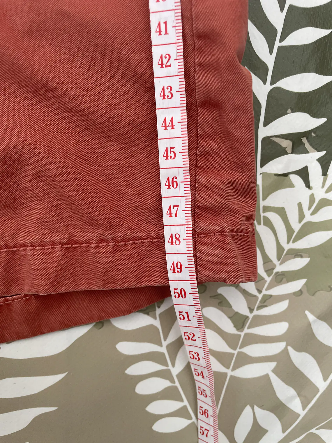 Short Chino Celio XL Talla 46 Naranja Ladrillo Summer Casual 7