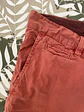 Short Chino Celio XL Talla 46 Naranja Ladrillo Summer Casual - Miniatura 3
