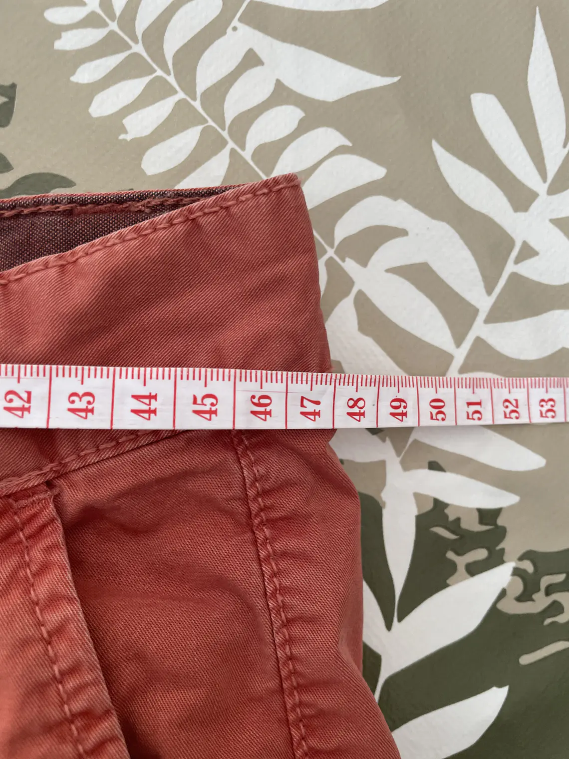 Short Chino Celio XL Talla 46 Naranja Ladrillo Summer Casual 6