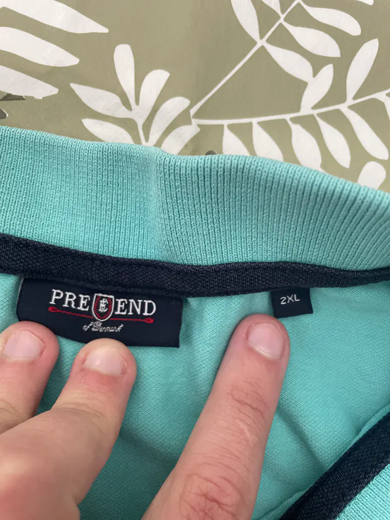 Polo Celeste Fuerte Pre End of Denmark 2XL Scandinavian Design 5