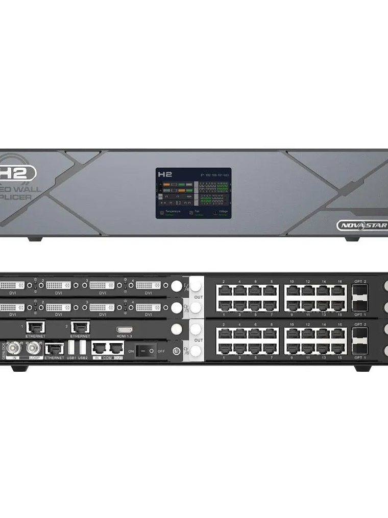 Procesador Modular Pantalla LED Novastar H2 - Chasis 2