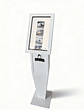 Tótem Kiosko de Auto-Consulta con Pantalla Táctil e Impresora Térmica - Miniatura 1