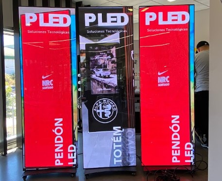 Pendones LED vs Gigantografía Chile | Visualcore