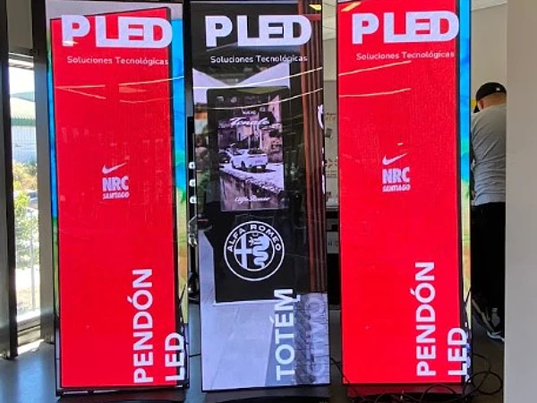 Pendones LED vs Gigantografía Chile | Visualcore