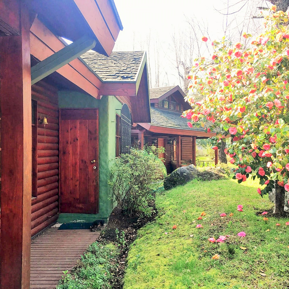 CASA CON PISCINA, VISTA AL LAGO, HERMOSO JARDÍN – SUBIDA AL VOLCÁN – PUCON