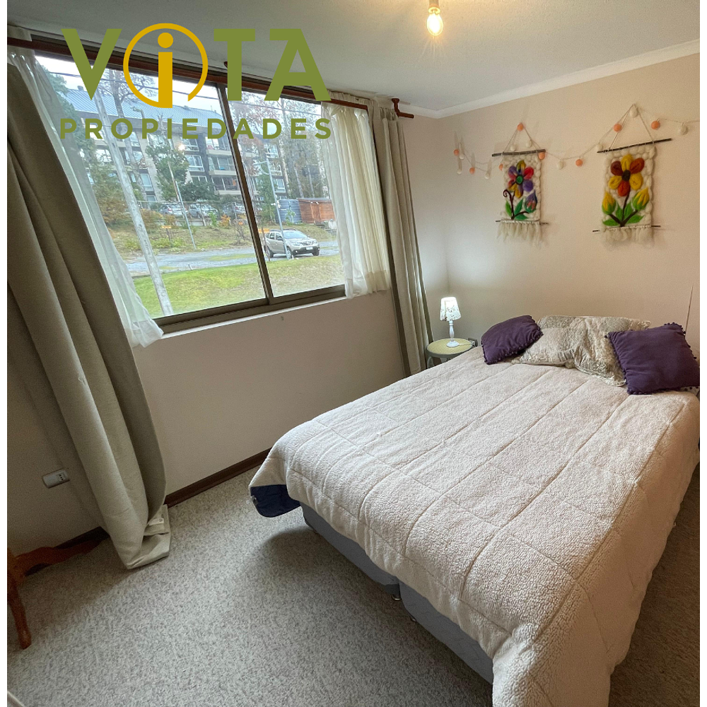 Arriendo departamento 2 dormitorios, 2 baños y balcón, Pucón 