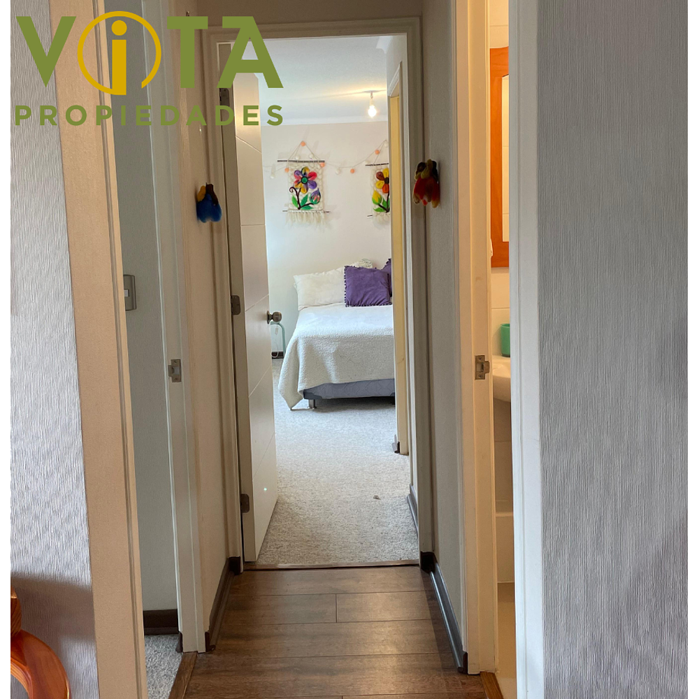 Arriendo departamento 2 dormitorios, 2 baños y balcón, Pucón 