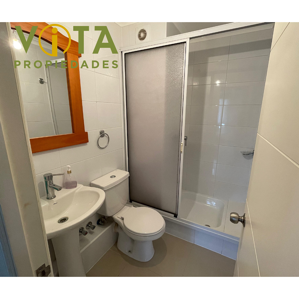 Arriendo departamento 2 dormitorios, 2 baños y balcón, Pucón 