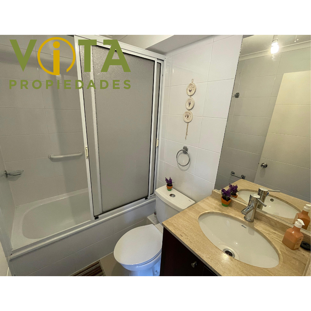 Arriendo departamento 2 dormitorios, 2 baños y balcón, Pucón 