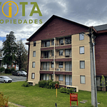 Arriendo departamento 2 dormitorios, 2 baños y balcón, Pucón 