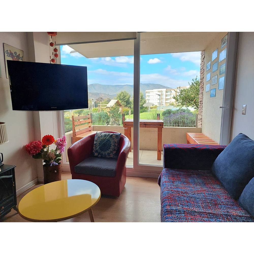 Venta departamento 3 dormitorios - 2 baños - Lomas de Papudo - Papudo  
