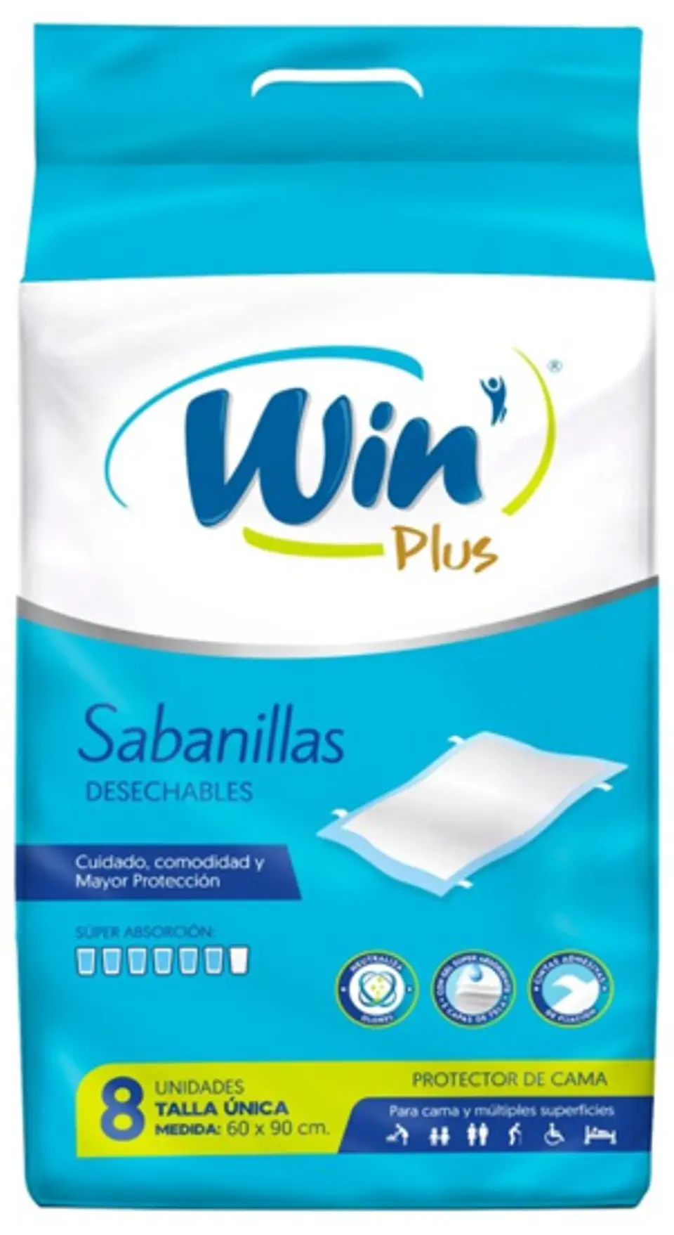 Sabanilla Win 8 unidades 60x90cm 1