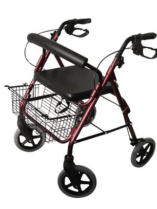 Andador Rollator 4 Ruedas y Asiento | Movilidad Segura