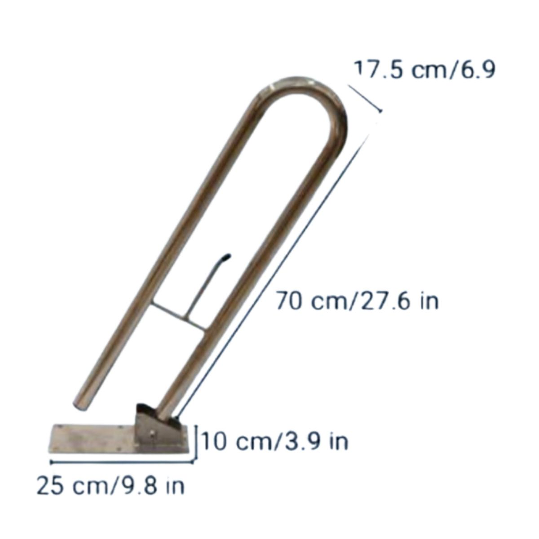 Barra de Seguridad Abatible | Soporte para Baño 70 cm 2