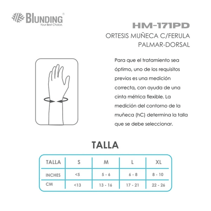 Ortesis Muñeca con Férula Palmar-Dorsal | Soporte Firme y Cómodo 3