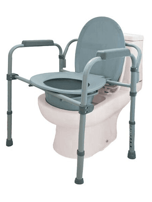 Silla WC 3 en 1 Plegable | Inodoro Portátil y Regulable