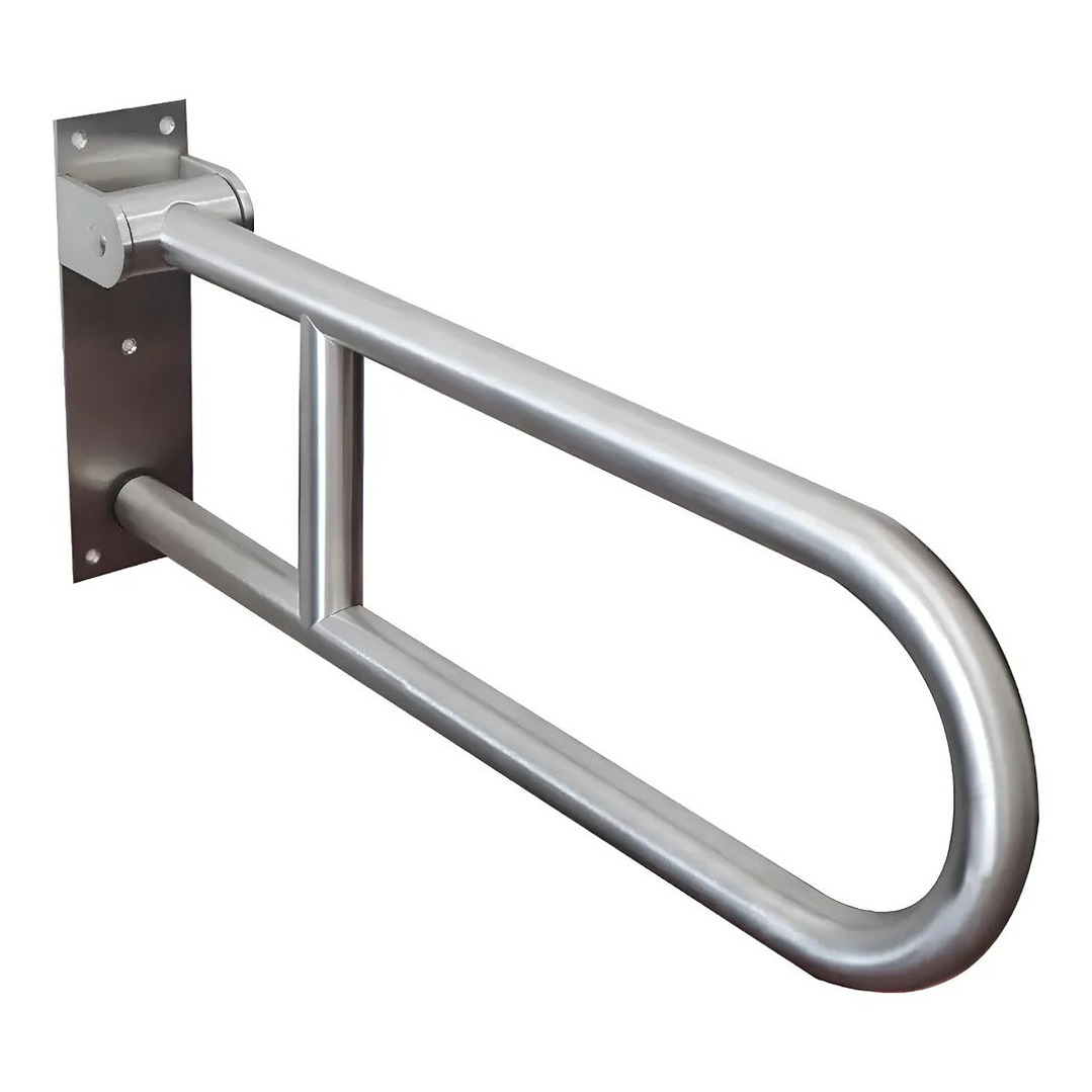 Barra abatible de muro para baño 60 cm | Seguridad y apoyo resistente 4