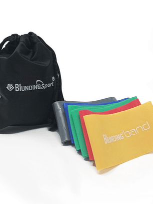 Banda elástica circular mix 5 colores | Entrenamiento senior y rehabilitación física