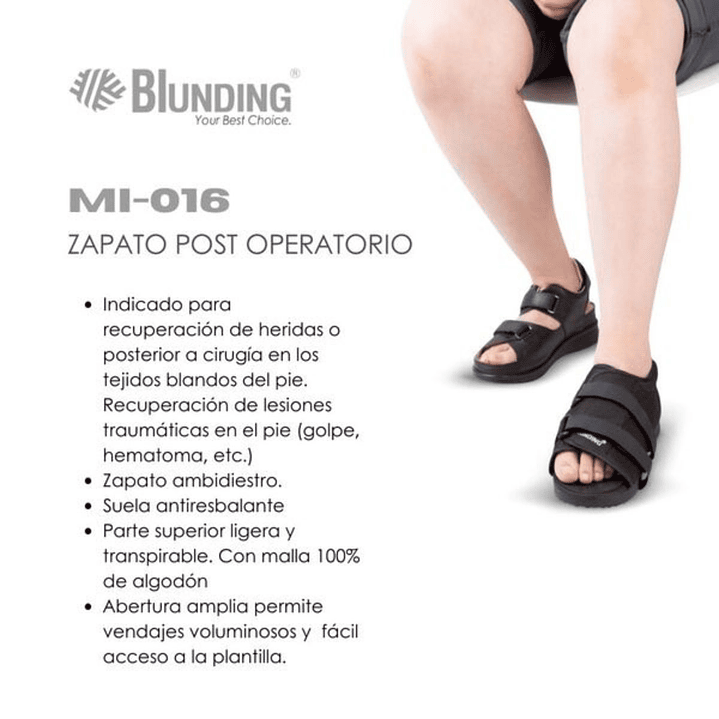 Zapato Post Operatorio | Confort y Protección Segura 4