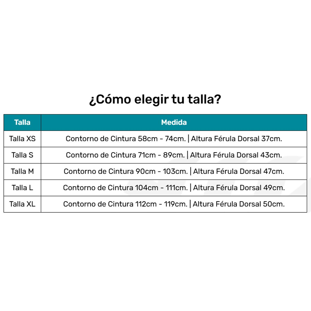 Faja Espaldillera Dorso-Lumbar | Soporte Postural 3