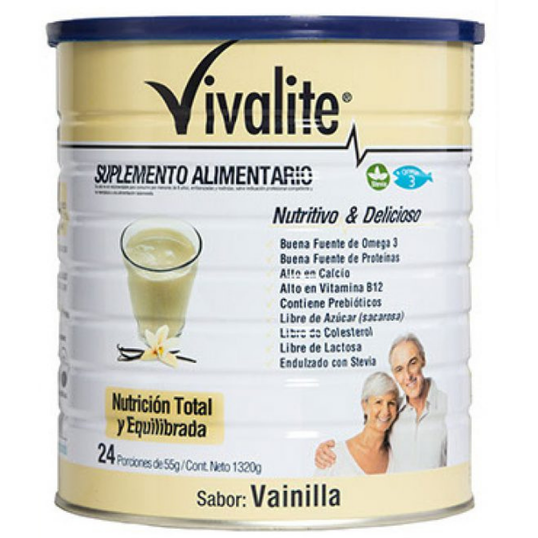 Suplemento Vivalite Vainilla 1.320[g] | Suscripción 1