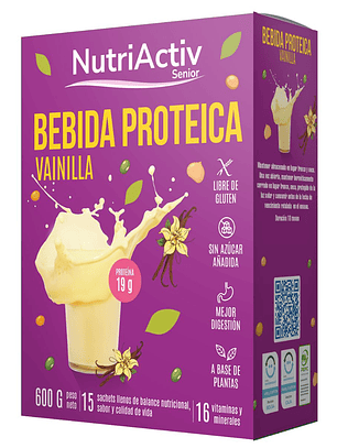 Bebida Proteica Nutriactiv Vainilla | Adultos Mayores