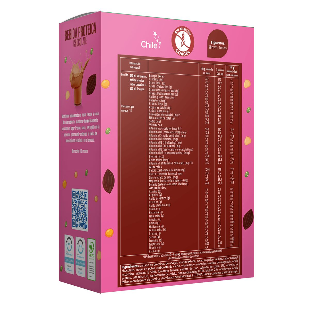 Bebida Proteica Nutriactiv Chocolate | Suscripción 3