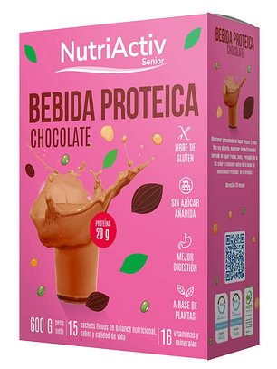 Bebida Proteica Nutriactiv Chocolate | Adultos Mayores