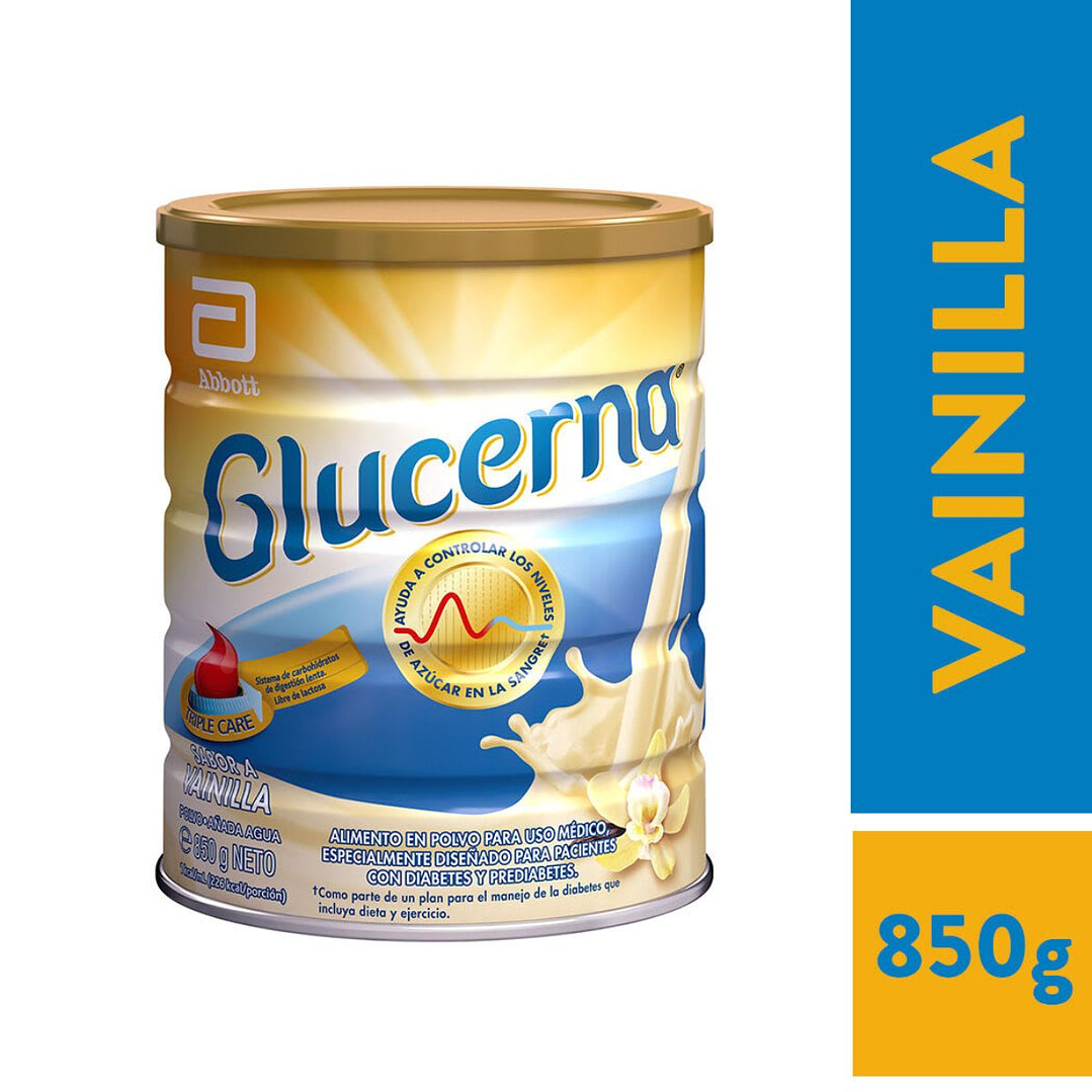 Glucerna Vainilla 850 g | Nutrición para Diabetes 1