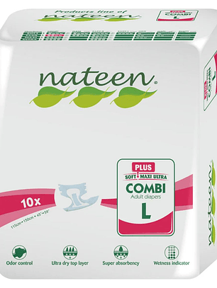 Pañal Nateen Combi Plus | Alta Absorción y Cuidado