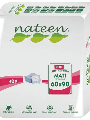Sabanillas Nateen Mati 60x90[cm] | Protección Absorbente