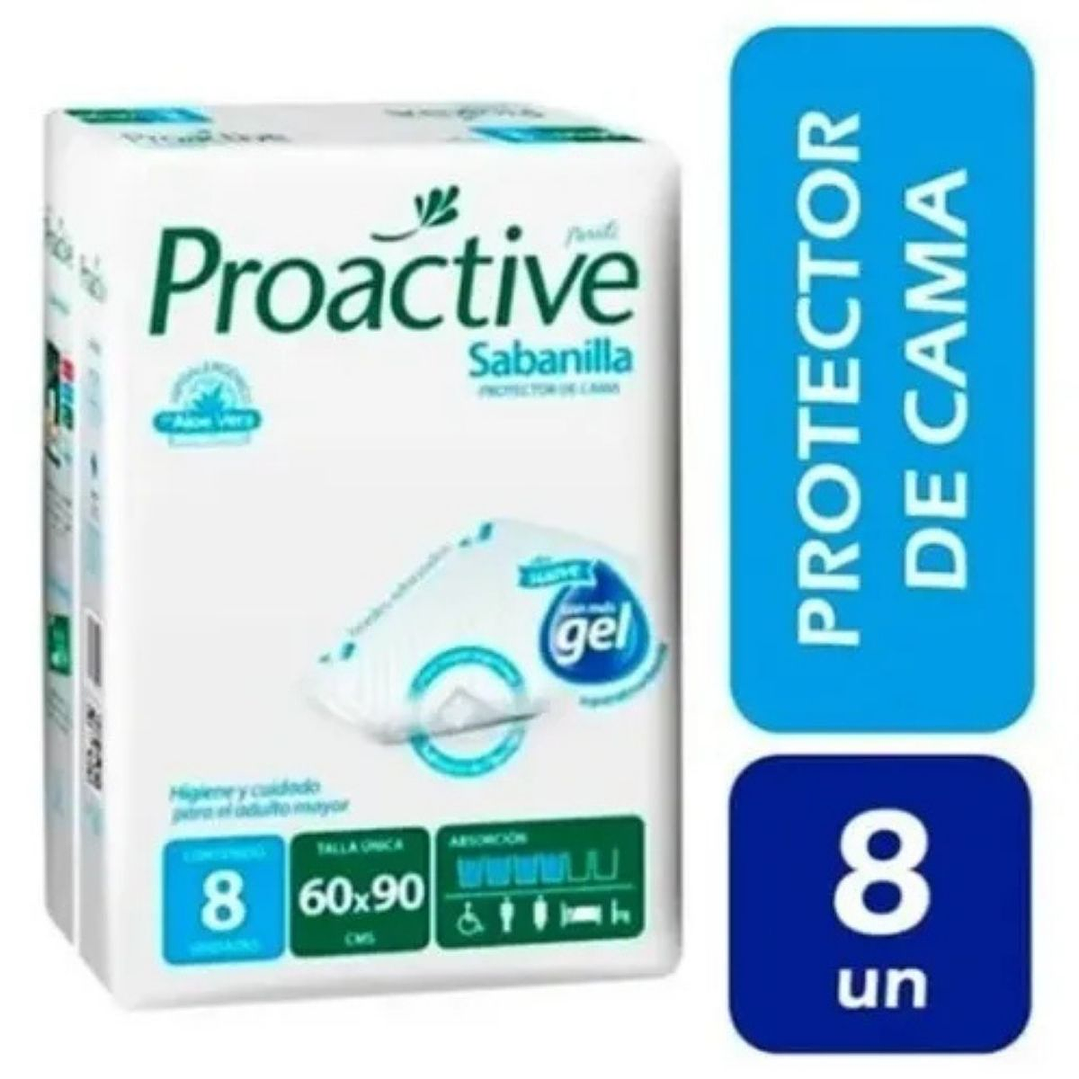 Sabanillas Proactive 60x90[cm] | Protector de Cama Adulto 1