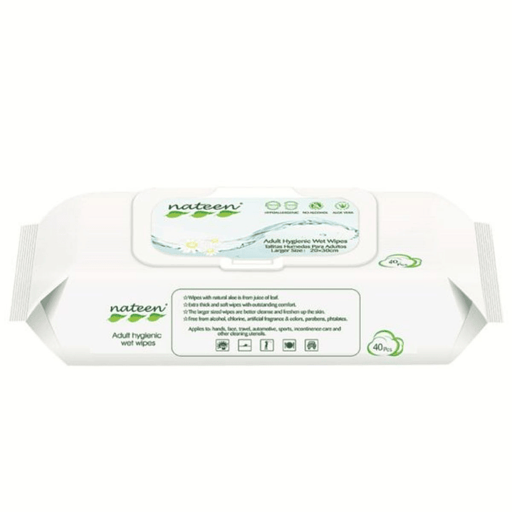 Toallas Húmedas Ecológicas Nateen | Adulto 40 un. 1