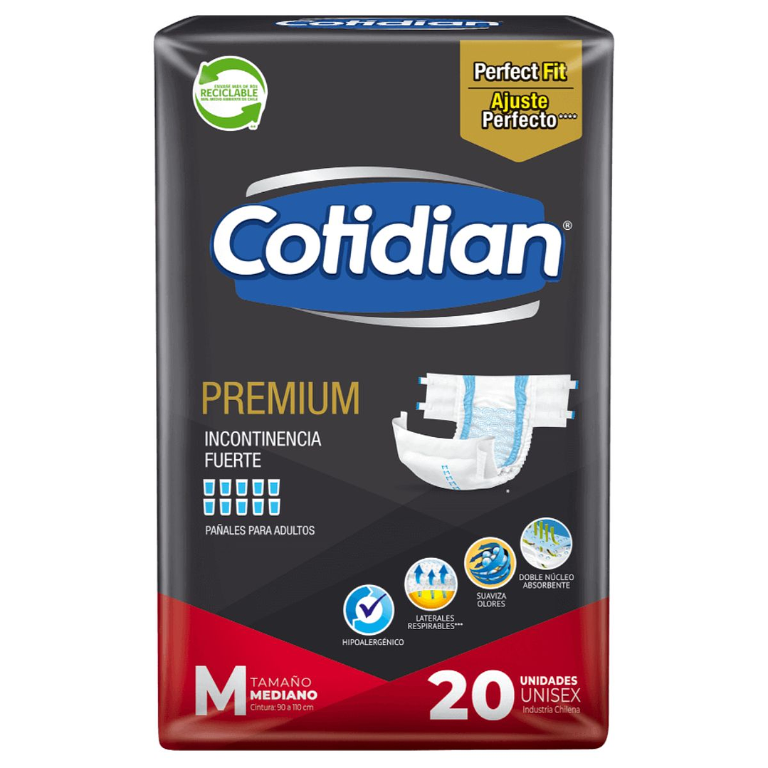 Pañales Adulto Cotidian Premium | Incontinencia Fuerte 2