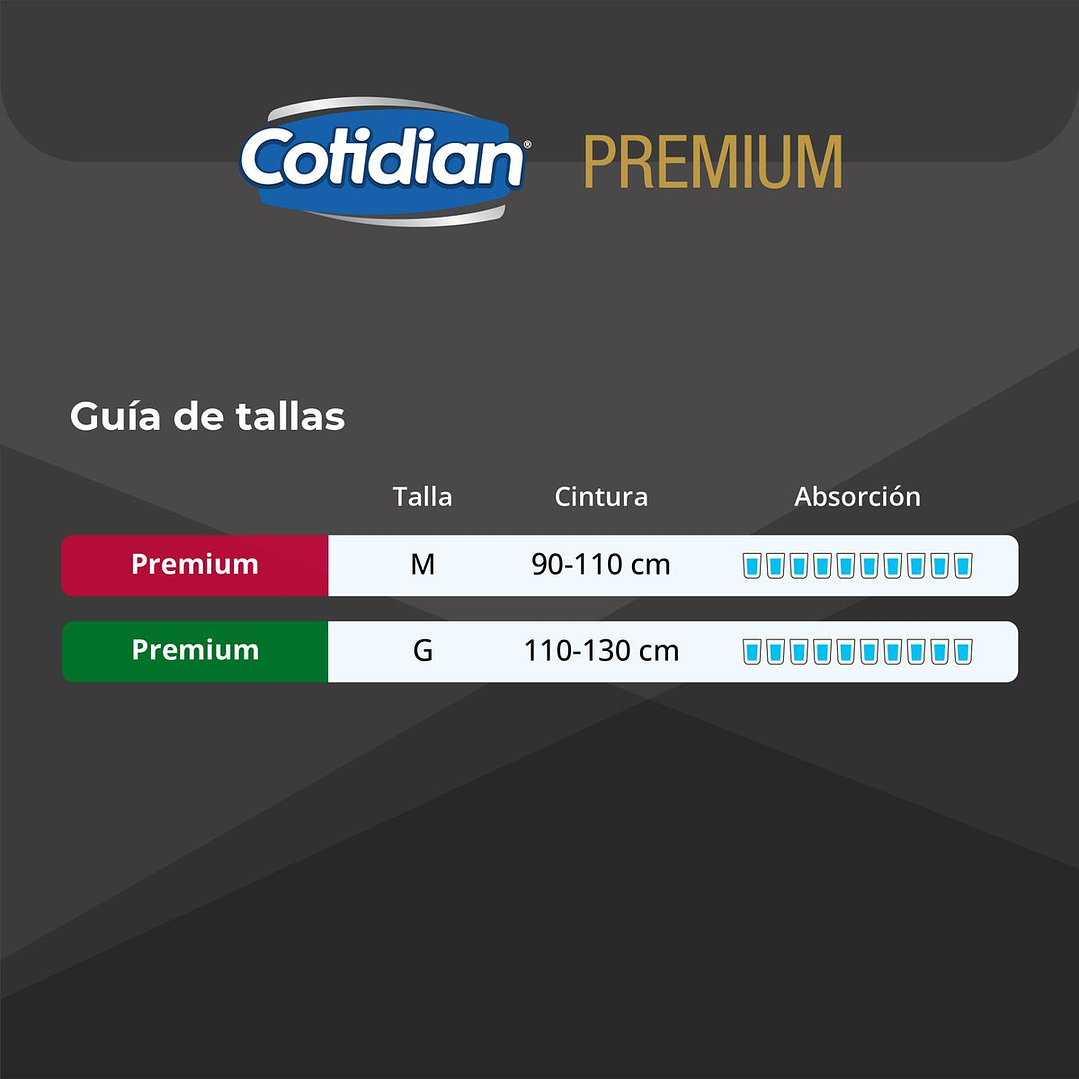 Pañales Adulto Cotidian Premium | Incontinencia Fuerte 7
