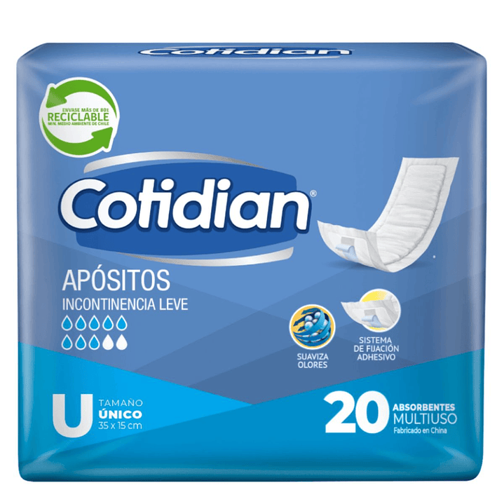 Apósito Cotidian Unisex | Incontinencia Leve 2