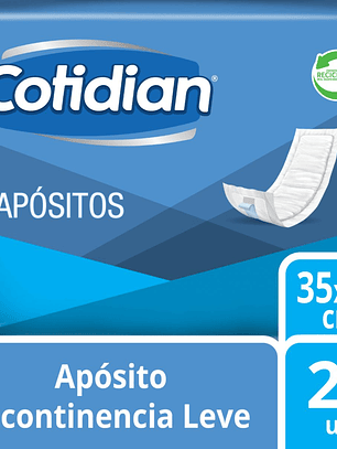 Apósito Cotidian Unisex | Incontinencia Leve